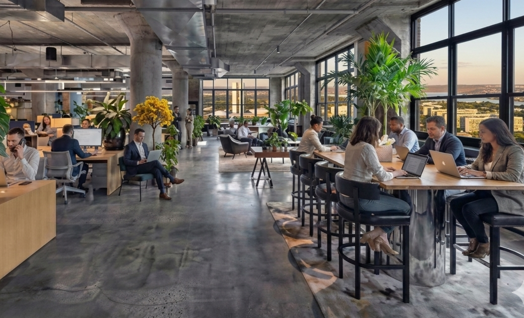 Ambiente de trabalho moderno